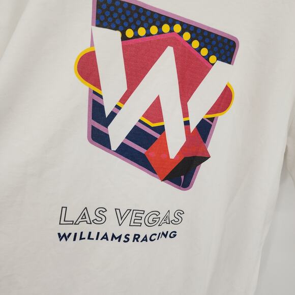 Williams Racing Las Vegas Grand Prix Short Sleeve Tee Shirt Size XXL - Picture 2 of 7